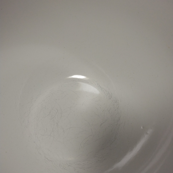 Vintage Kobe Enamelware - Enameled Steel Large Nesting Bowl White & Tulips - Picture 9 of 11